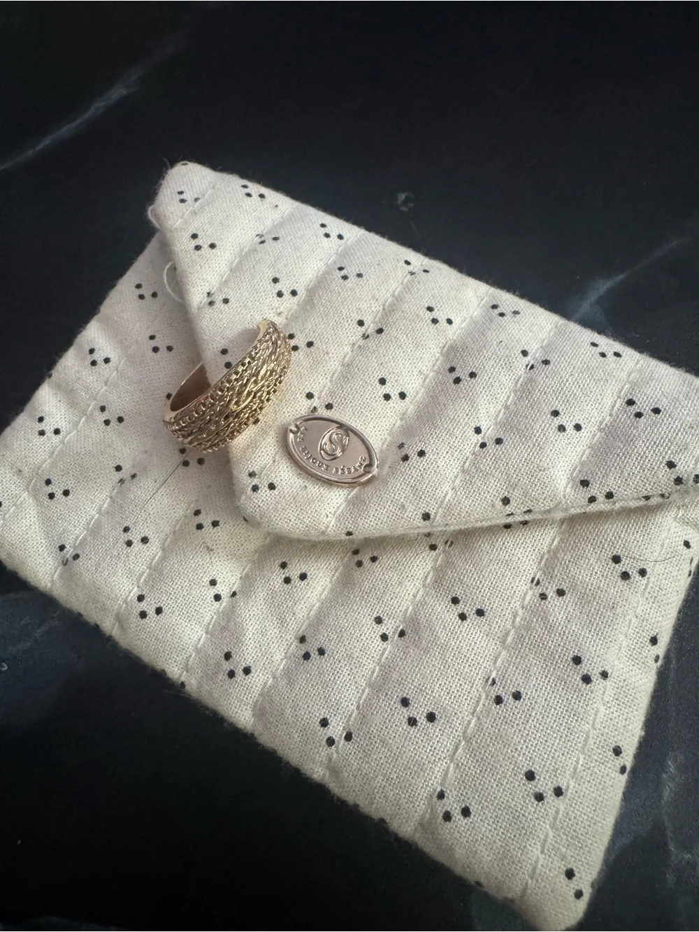 Sézane Gaby Ring & pouch